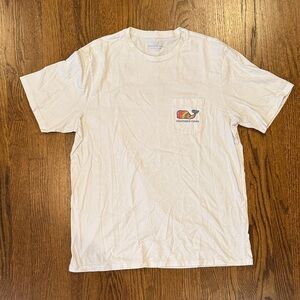Vineyard Vines Men's Cream Short Sleeve Tee